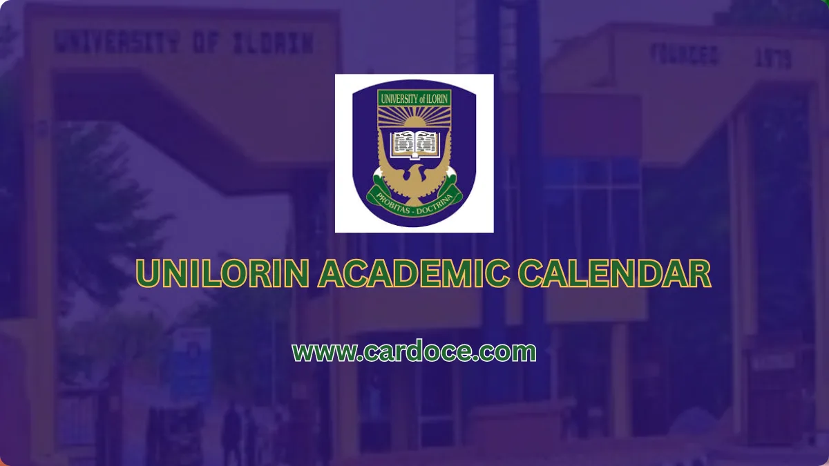 UNILORIN Academic Calendar