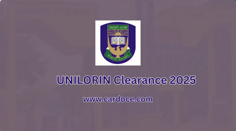 UNILORIN Clearance