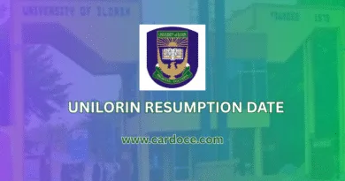 UNILORIN Resumption Date