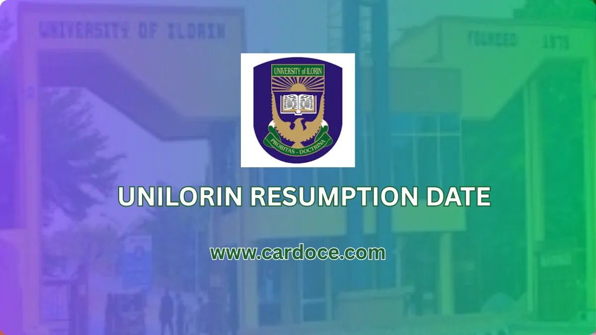 UNILORIN Resumption Date